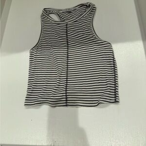 Marshalls Black and White Striped Tank Top